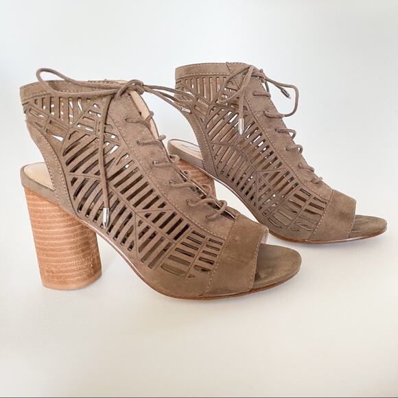 Sam Edelman Rocco Taupe Sandals Sz 6 - Picture 3 of 5